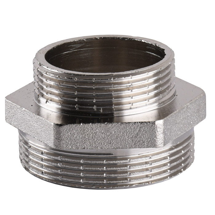 Ниппель редукционный 2″х1 1/2″ЗЗ никелированный А0545А(нк)
