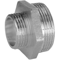 Ниппель редукционный 2″х 1 1/4″ЗЗ никелированный А0544А(нк)