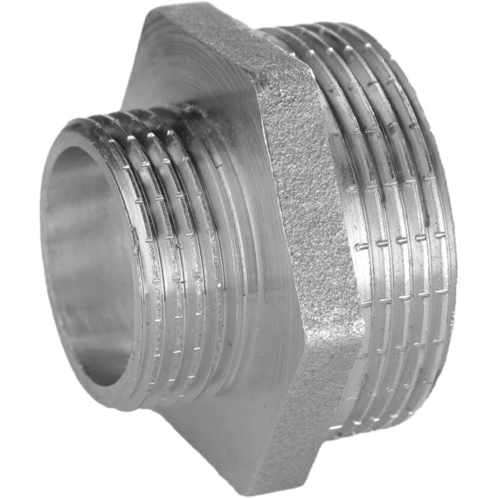 Ниппель редукционный 2″х 1 1/4″ЗЗ никелированный А0544А(нк)