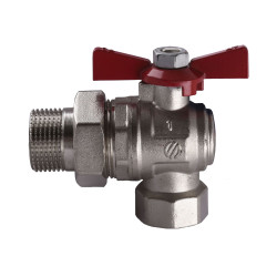 Кран шаровой ARCO 1″ SENA 154305 угловой с американкой (754305)