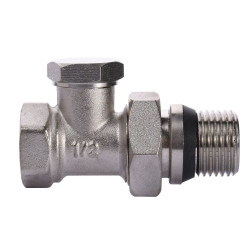 Кран радиаторный прямой ECO Technology ECO5108 1/2″ под ключ с уплотнителем