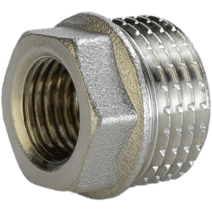 Футорка 1/2″х1/4″ЗВ нікельована (манометр) А0723А(нк)
