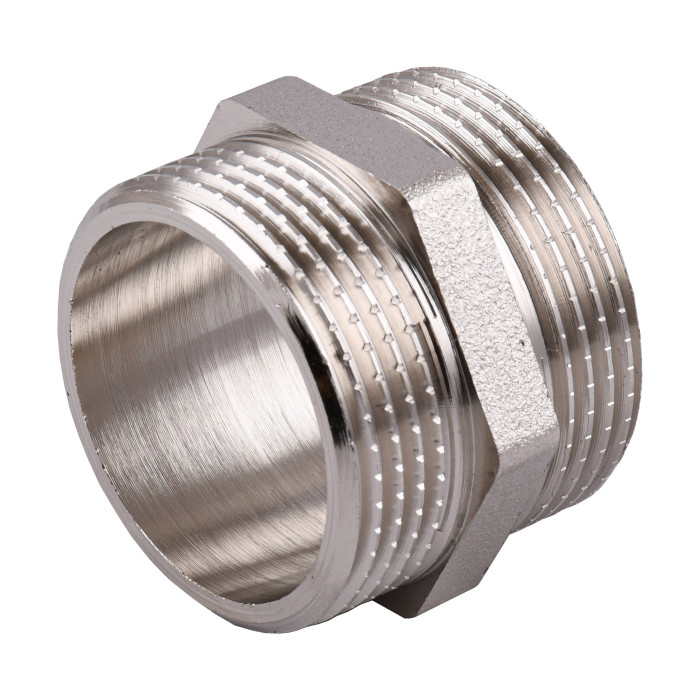 Ниппель 1 1/4″ СЗ никелированный NN662S OPTIMUM
