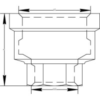 Муфта VIEGA 3240  1″х1/2″ ВВ (266363)
