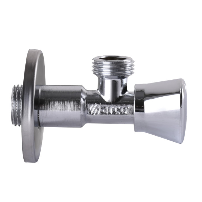 Кран вентильный угловой ARCO 1/2"х 1/2" ZENIT 0912 REGULA