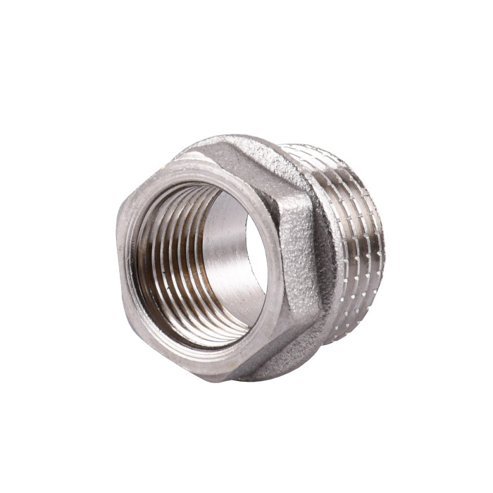 Футорка 1/2″х3/8″ЗВ никелированная А0752А(нк)