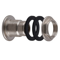 Врезка в бак 3/4″ С никелированным усиленным NO304R OPTIMUM