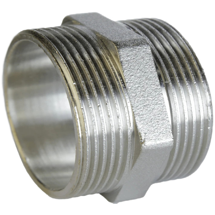 Ниппель 1 1/4″ ЗЗ никелированный А0516А(нк)