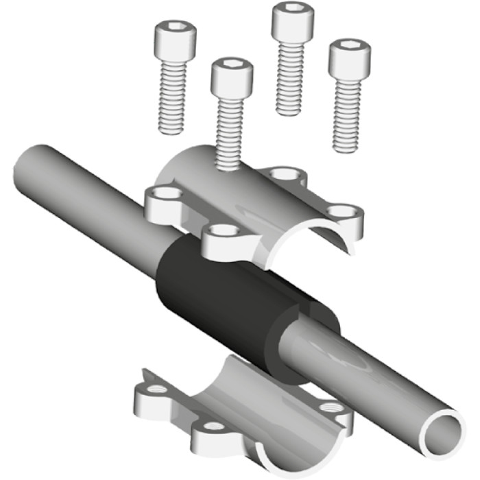 Ремонтний хомут DN100(113,1–115,0 мм) OBA AGAflex