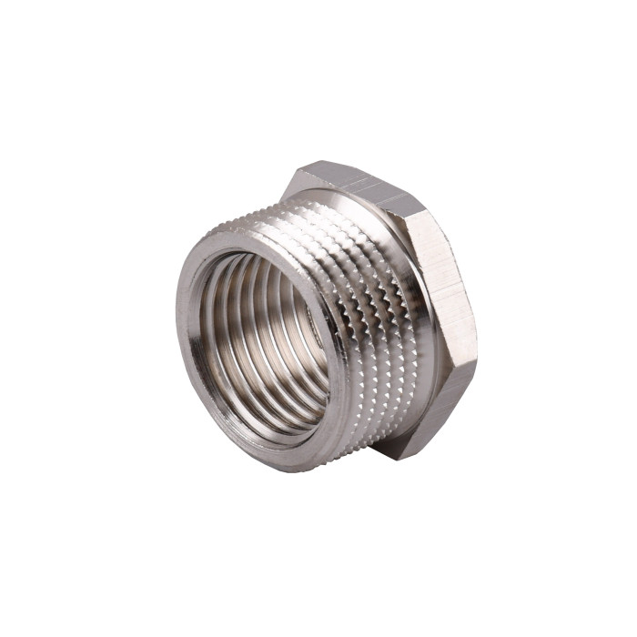 Футорка 3/4″х1/2″ЗВ нікельована NF433S OPTIMUM