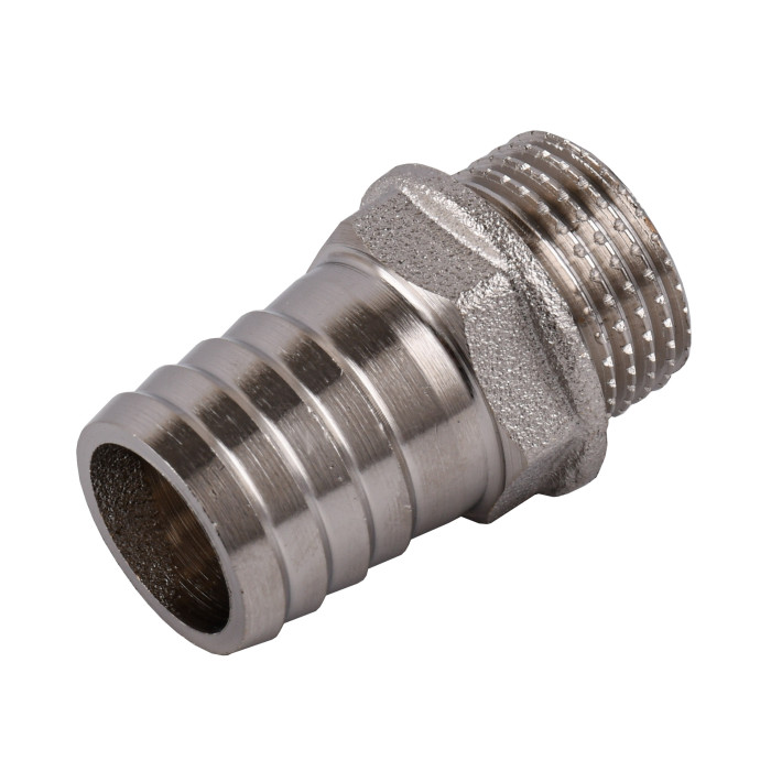 Штуцер 1/2″ С 20мм никелированный NU3J2S OPTIMUM