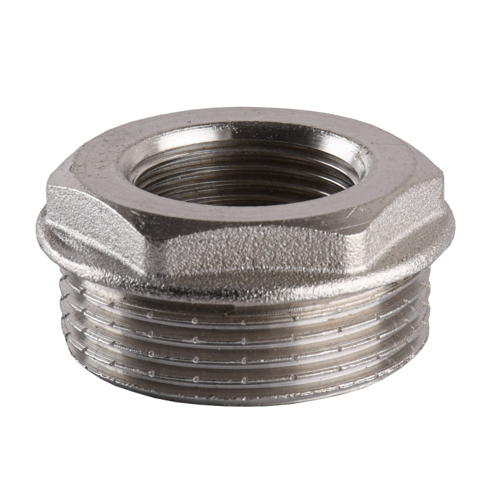 Футорка 1 1/4″х 3/4″ЗВ нікельована А0711А(нк)