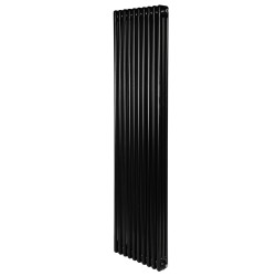 Вертикальний дизайнерський радіатор опалення ARTTIDESIGN Bari III 10/1800/470/50 чорний матовий (BR III.10.180.47.5.B)