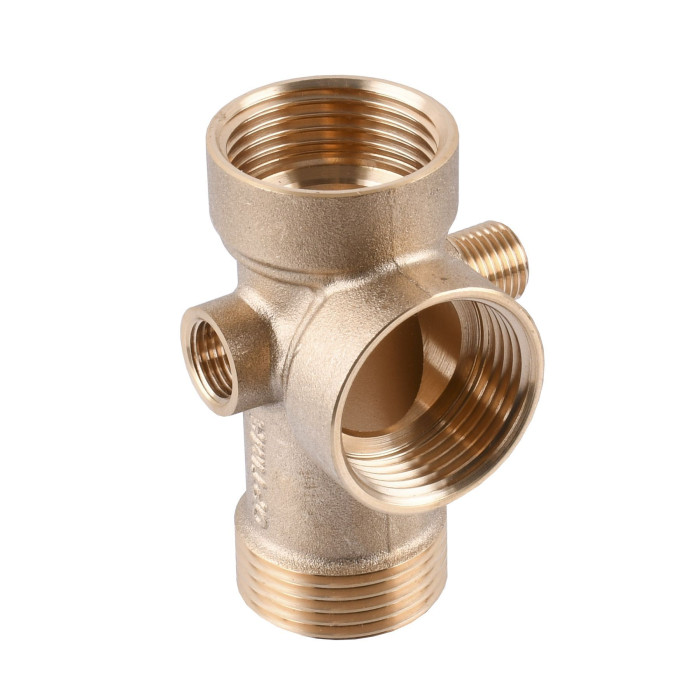 Гребінка 5-ти ходова 80мм (п&amp;apos;ятірник) OPTIMA з виходами 1/4″вр 1/4″зр на одній осі  (DS 005 C)