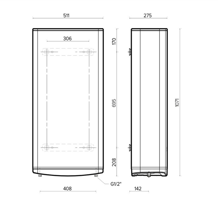 Водонагреватель ARISTON VELIS TECH 80 EU