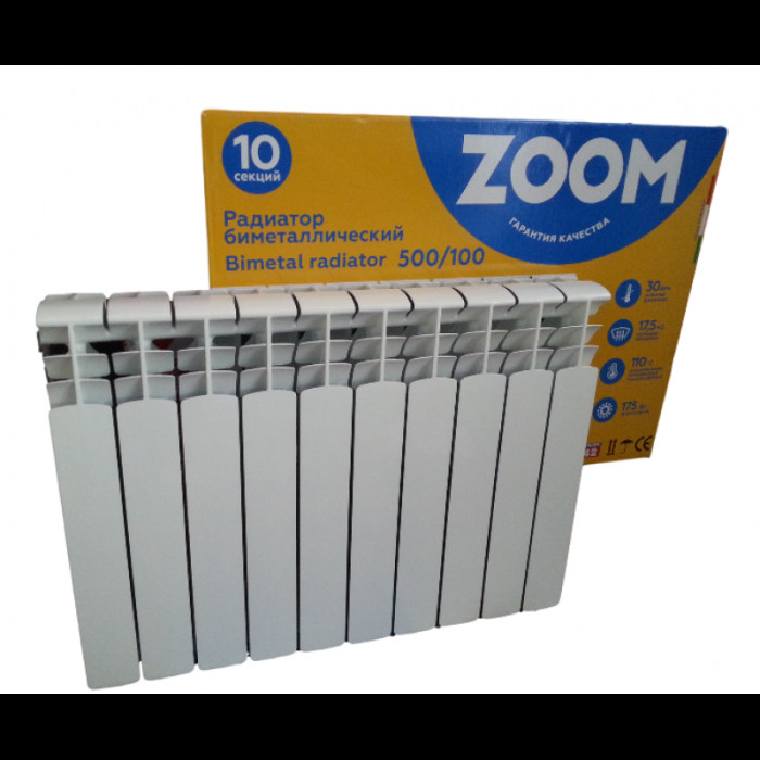 Радіатор біметалевий Zoom 500