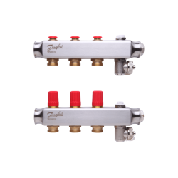 Колектор Danfoss SSM-3F з термоклапанами 3+3 (088U0803)