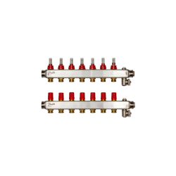 Колектор Danfoss SSM-3F з витратомірами 7+7 (088U0757)