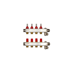 Колектор Danfoss SSM-3F з витратомірами 4+4 (088U0754)