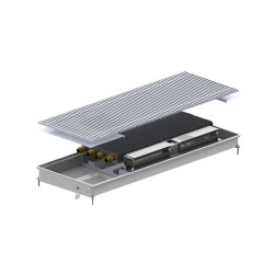 Внутрішньопідлоговий конвектор Carrera MV2 (Inox) 380.2750.65 + вент. DC 24V (MV2I24dc_38/275/6.5)