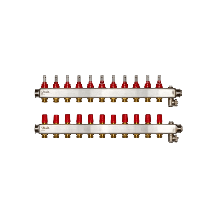 Колектор Danfoss SSM-3F з витратомірами 11+11