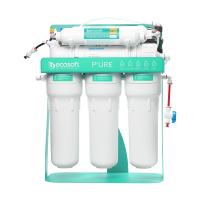 Фільтр зворотного осмосу Ecosoft PURE AquaCalcium Mint з помпою на станині (MO675PSMACECO)