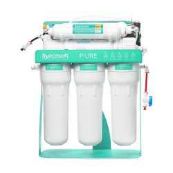 Фільтр зворотного осмосу Ecosoft PURE AquaCalcium Mint з помпою на станині (MO675PSMACECO)
