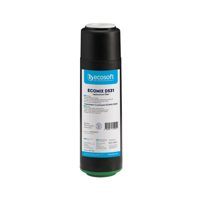 Картридж з сумішшю EcomixD Ecosoft 2,5