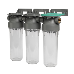 Колба фільтра прозора 2P TRIPLEX РЕТ для холодної води Ecosoft 3/4"
