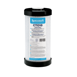 Картридж зі спресованого активованого вугілля Ecosoft CTO10 4,5"х10" (CHVCB4510ECO)