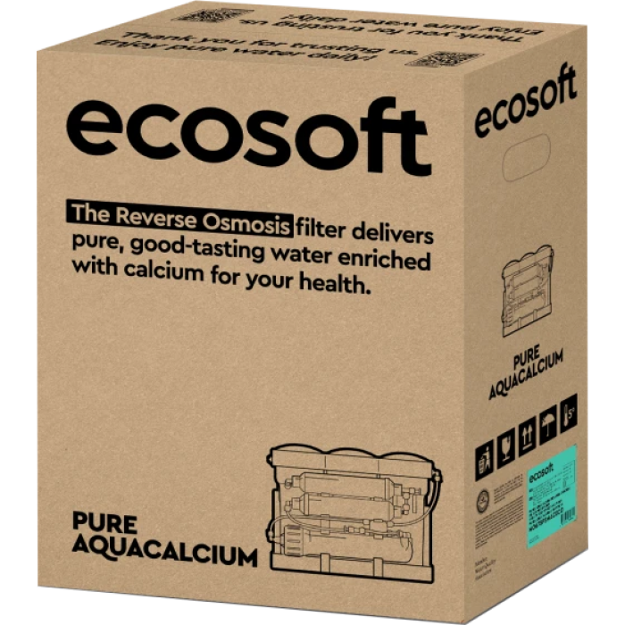 Фільтр зворотного осмосу Ecosoft PURE AQUACALCIUM Mint (MO675PUREMACECO)