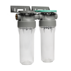 Колба фільтра прозора 2P DUPLEX РЕТ для холодної води Ecosoft 3/4"