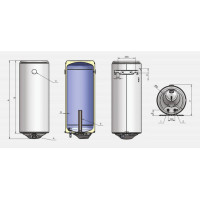 Водонагрівач Eldom Style 80  2,0 kW 72265W (000003172)