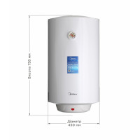 Водонагрівач MIDEA D80-15F1(W) (000004134)