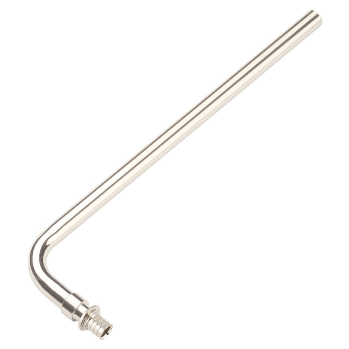 Трубка для підключення до радіатора General Fittings RH 16х15 L = 250 Нікель