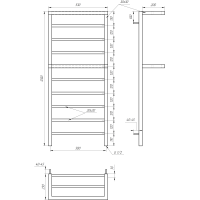 Сушка для рушників Aro (GA-40003)