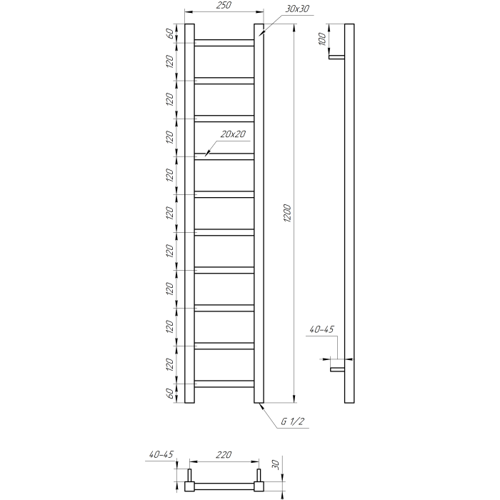 Сушка для рушників Scala