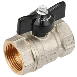 Кран кульовий General Fittings NK 1/2" внутрішня різьба метелик