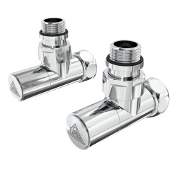 Кран кутовий Laris Звичайний 1/2" - 3/4" + ексцентрики 2шт. (LX-4701) (71401061)
