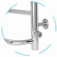 Водяна рушникосушарка Laris Євромікс П8 500 х 800 б/п 1/2" мц 700 (71207368)