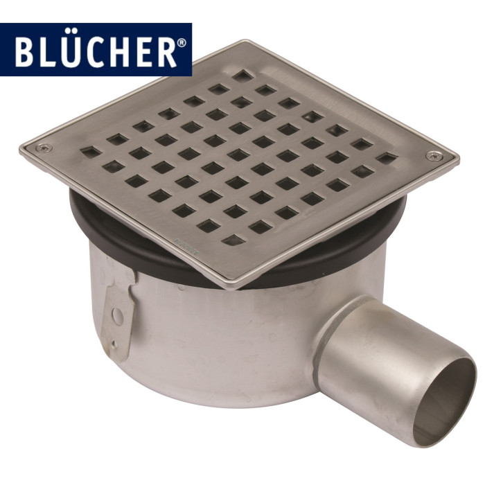 Трап для душу BLUCHER, горизонтальний вихід DN50 арт. 110.300.050