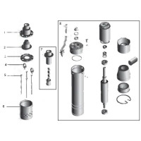 Насос свердловинний шнековий VOLKS pumpe  4QGD1,2-100-0,75кВт 4 дюйми +кабель 15м