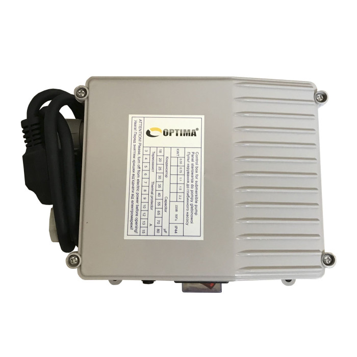 Насос свердловинний з підв, стійк, до піску 3″ OPTIMA  3SDm1,8/11 0,25 кВт 45м + пульт+кабель25м NEW