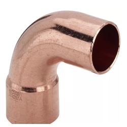 Коліно Ø88,9 (мідне) 1 муфта 90° -634261 Viega GmbH 95001а (634261)