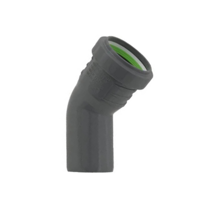 Коліно каналізаційне ASG Nano HTR Ø50х15° 6540610