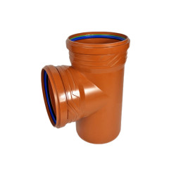 Трійник каналізаційний ASG Esterno Ø250хØ110x87.5° зовнішній 6548760