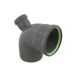 Коліно з відведенням назад ASG Nano HTR Ø110хØ50х45°x87.5° 6543042