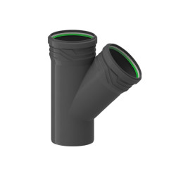 Трійник каналізаційний ASG Nano HTR Ø110хØ110x67.5° 6543136
