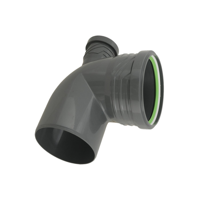 Коліно з відведенням назад ASG Nano HTR Ø110хØ50х87.5°x180° 6543043