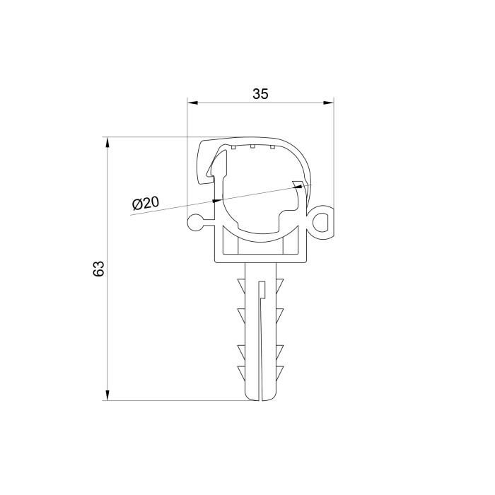 Кріплення SD Plus 20 SD09920 (SD09920)
